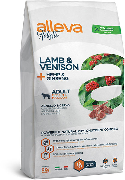 Holistic Lamb & Venison + Hemp & Ginseng Medium/Maxi